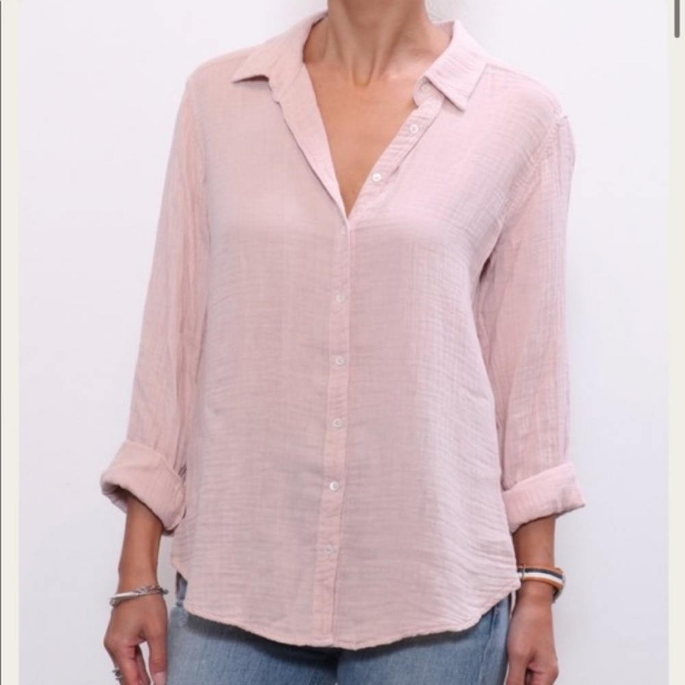 Xirena Pink Scout Shirt Medium